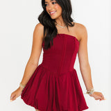 Darling Mini Dress | Wine