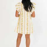 Garden Bliss Mini Dress | Yellow