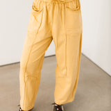 Barrel Knit Pants | Marigold