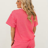 Posey Striped Shorts | Pink