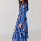 Morning Glory Maxi Dress | Dutch Blue Combo