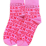 Pink Queen Socks | Queen Of Sparkles