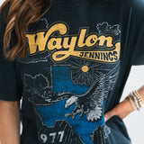 Waylon Jennings Littlefield Texas Weekend Tee