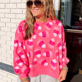 Neon Pink Candy Corn Sweatshirt | Queen Of Sparkles