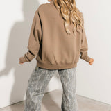 Legacy Mock Neck Sweatshirt | Driftwood