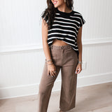 Making Plans High Waist Pants | Brown