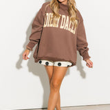 Dilly Dally Pullover | Brown