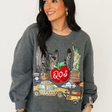 Charcoal QOS NYC City Icon Sweatshirt