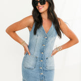 Denim Darlin Mini Dress