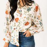 In Bloom Button Up Top