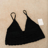 Heirloom Seamless Bralette | Black
