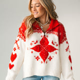 Mythical Sweater | Vanilla Scarlet