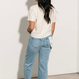 Cozy Plaid Bear Crop Tee