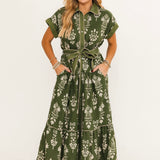 Garden Wonders Maxi Dress | Olive