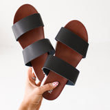 Saige Platform Sandal | Black