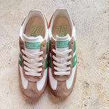 Jogger M Sneakers | White Camel Green