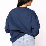 Navy Big Turkey Sweatshirt | Queen Of Sparkles