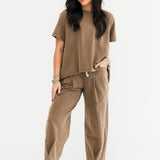 Luxe Leisure Set | Brown