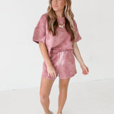 Lets Get Away Top | Mauve