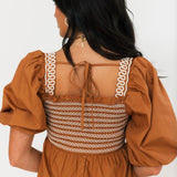 Sienna Puff Sleeve Maxi Dress
