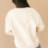 Beige School Books Sweatshirt | Queen Of Sparkles