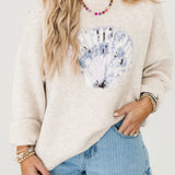 Sweet Seashell Sweater | Cream