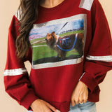 Licensed Texas A&M Mascot Image Sweatshirt | Queen Of Sparkles