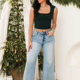 Sleek Fit Top | Hunter Green