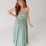 Heart In The Sand Maxi Dress | Green