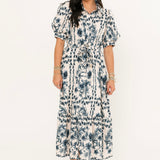 Morning Glory Maxi Dress | Ink Blue