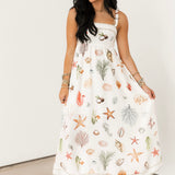 Seashell Stroll Midi Dress