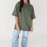 Take Me Home Loose Top | Juniper Green