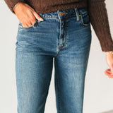 Sienna High Rise Straight Leg Jeans | Wise