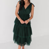 New Beginnings Midi Dress | Evergreen