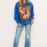 Licensed Florida Metallic Word With Icons Sweatshirt | Queen Of Sparkles