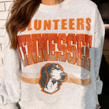 Licensed Grey 'Volunteers Tennessee' Vintage Sweatshirt | Queen Of Sparkles