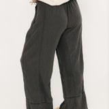 Days End Linen Pull On Pants | Black