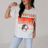 Licensed Grey 'Volunteers Tennessee' Vintage Tee | Queen Of Sparkles