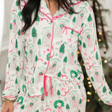 Charlotte Satin Pants Set | Home For Christmas