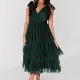 New Beginnings Midi Dress | Evergreen