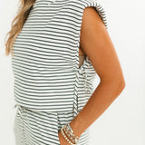 The Hallie Stripe Terry Top