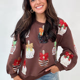 Brown Candy Apple Sweatshirt