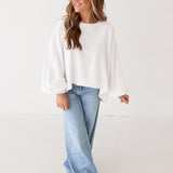 Trish Sweatshirt | White