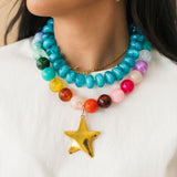 Brooke Beaded Star Necklace