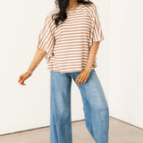 Bailey Stripe Shirt | Mocha