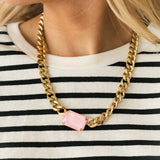 Darcy Necklace | Ultra Petal Pink Moon