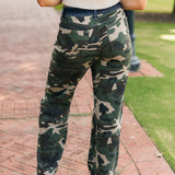 Smokey Mid-Rise Jeans | Camo