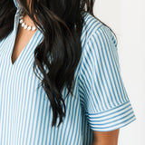 Cambria Midi Dress | Blue