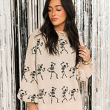 Spooky Dancing Skeletons Sweater