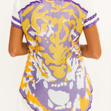 Licensed LSU Oversized Mascot Tee Dress | Queen Of Sparkles